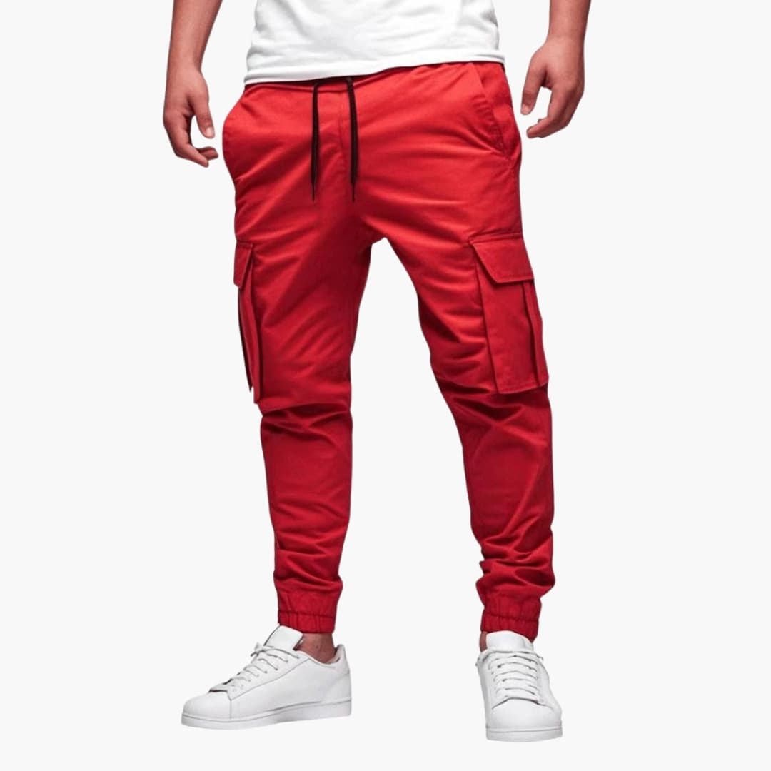 Pantalon cargo jogger pour homme avec taille