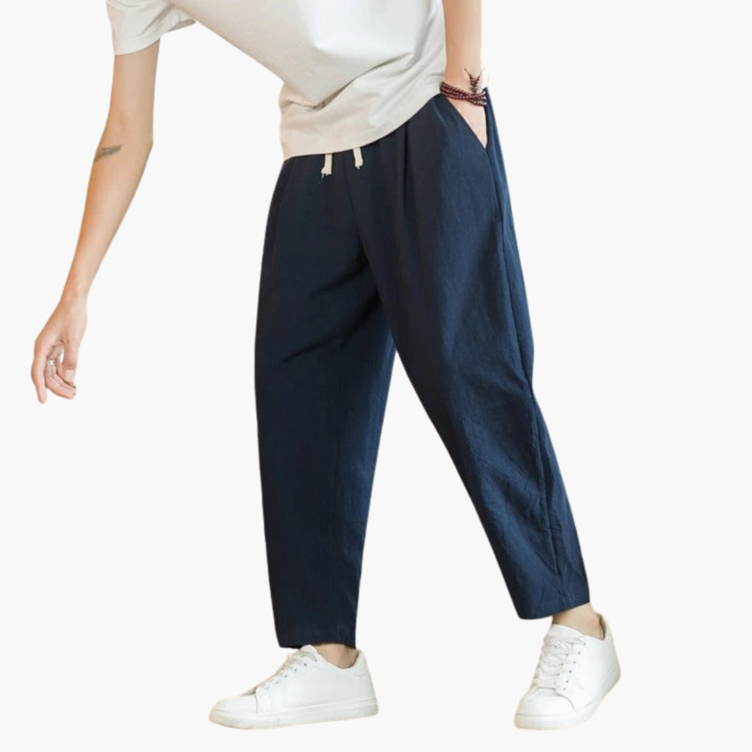 Pantaloni Estivi Uomo con Tasche Pratiche