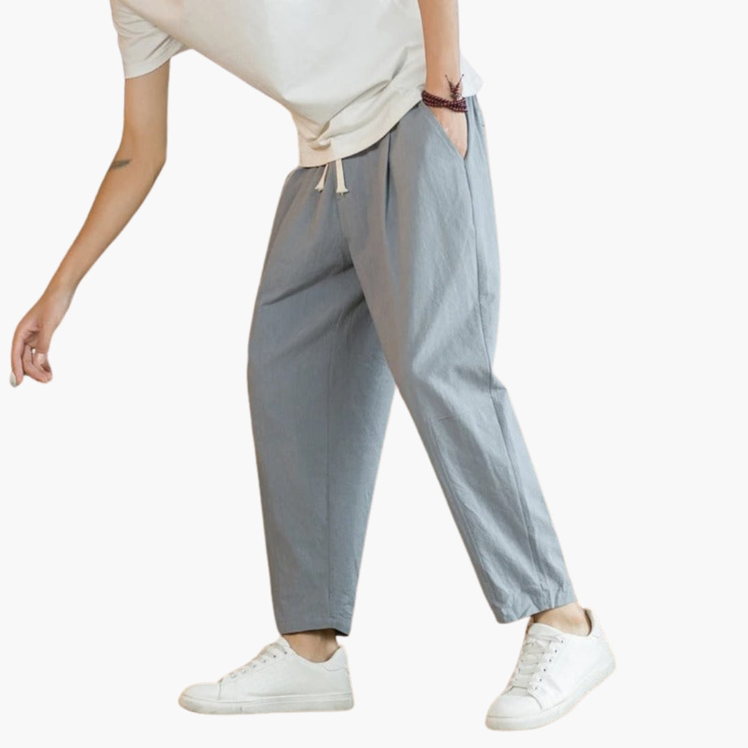 Pantaloni Estivi Uomo con Tasche Pratiche