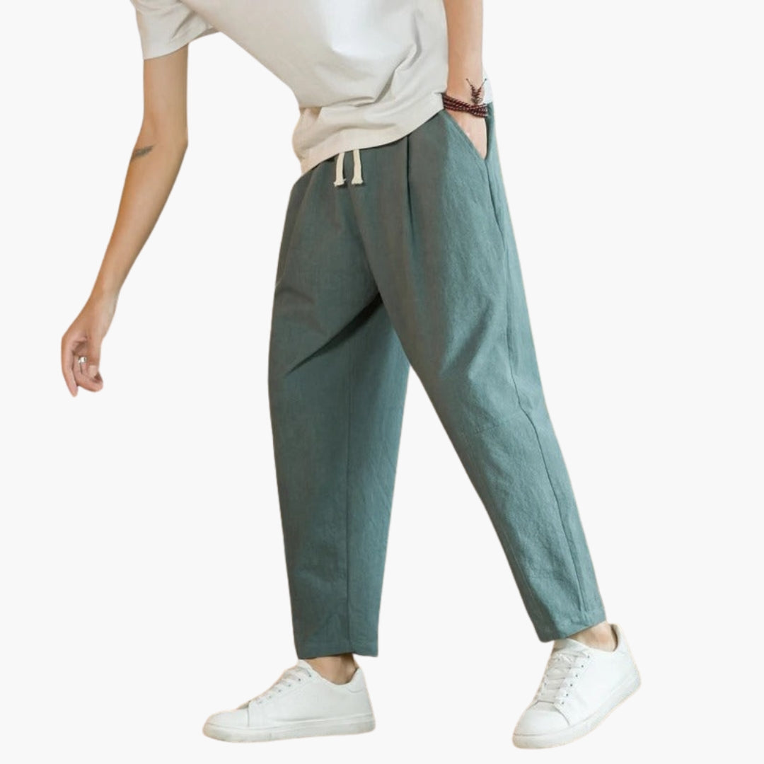 Pantaloni Estivi Uomo con Tasche Pratiche