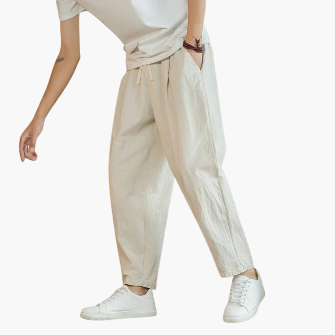 Pantaloni Estivi Uomo con Tasche Pratiche