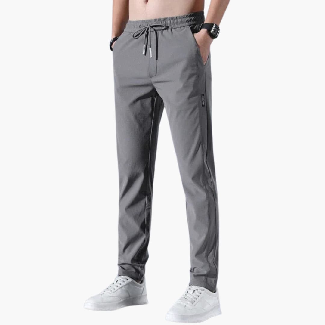 Pantalon décontracté pour homme avec poches latérales