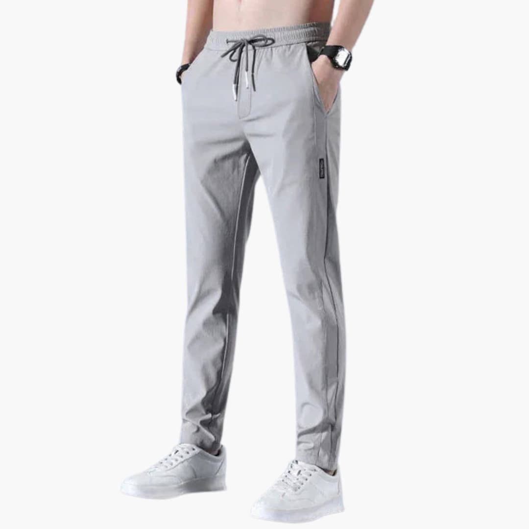 Pantalon décontracté pour homme avec poches latérales
