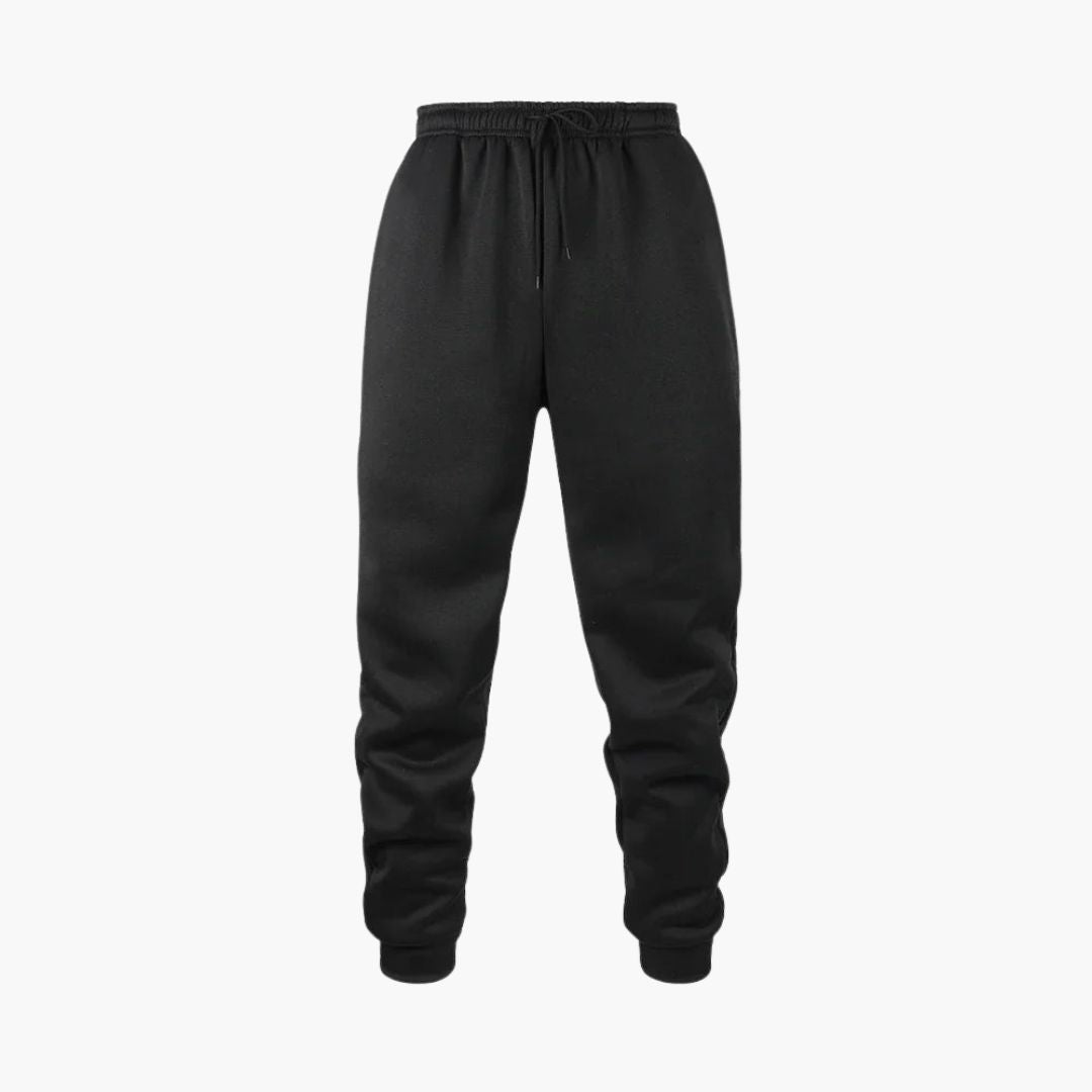Pantalon de jogging homme avec chevilles côtelées