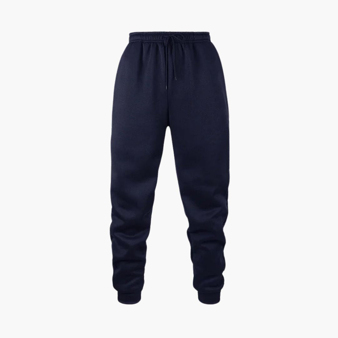 Pantalon de jogging homme avec chevilles côtelées