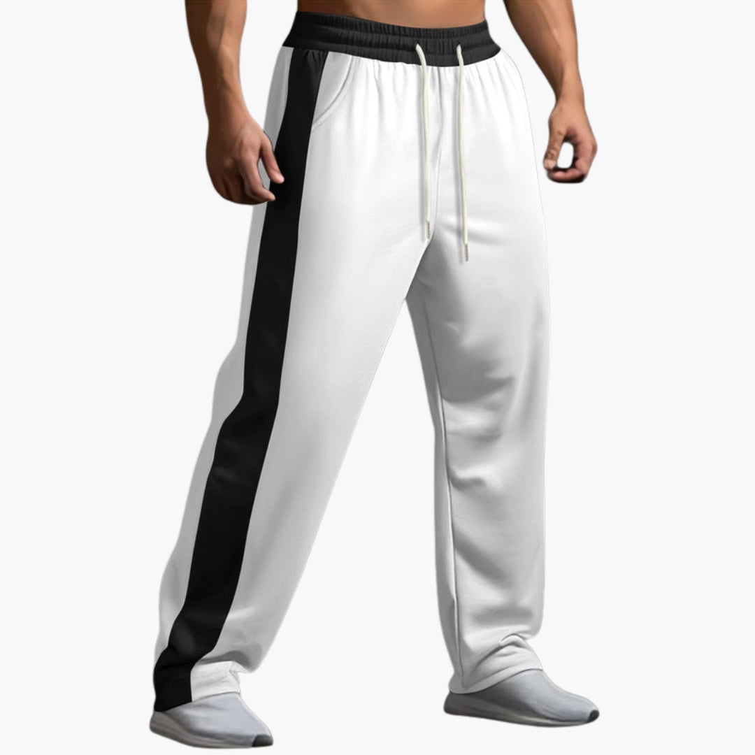 Pantaloni da jogging uomo con bande laterali