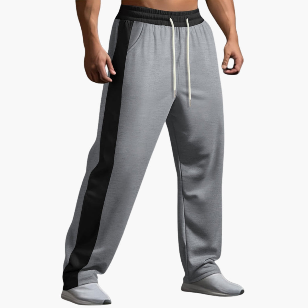 Pantaloni da jogging uomo con bande laterali