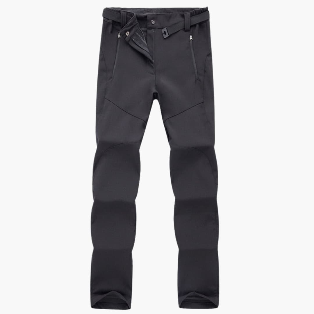 Pantalon de randonnée femme avec poches zippées et bas élastiqués