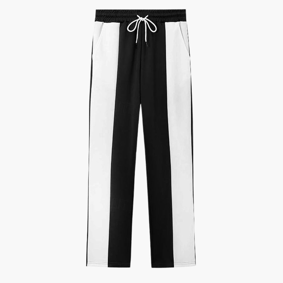 Pantaloni sportivi da uomo con vita elasticizzata e tasche laterali