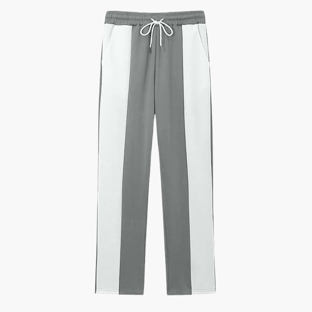 Pantaloni sportivi da uomo con vita elasticizzata e tasche laterali