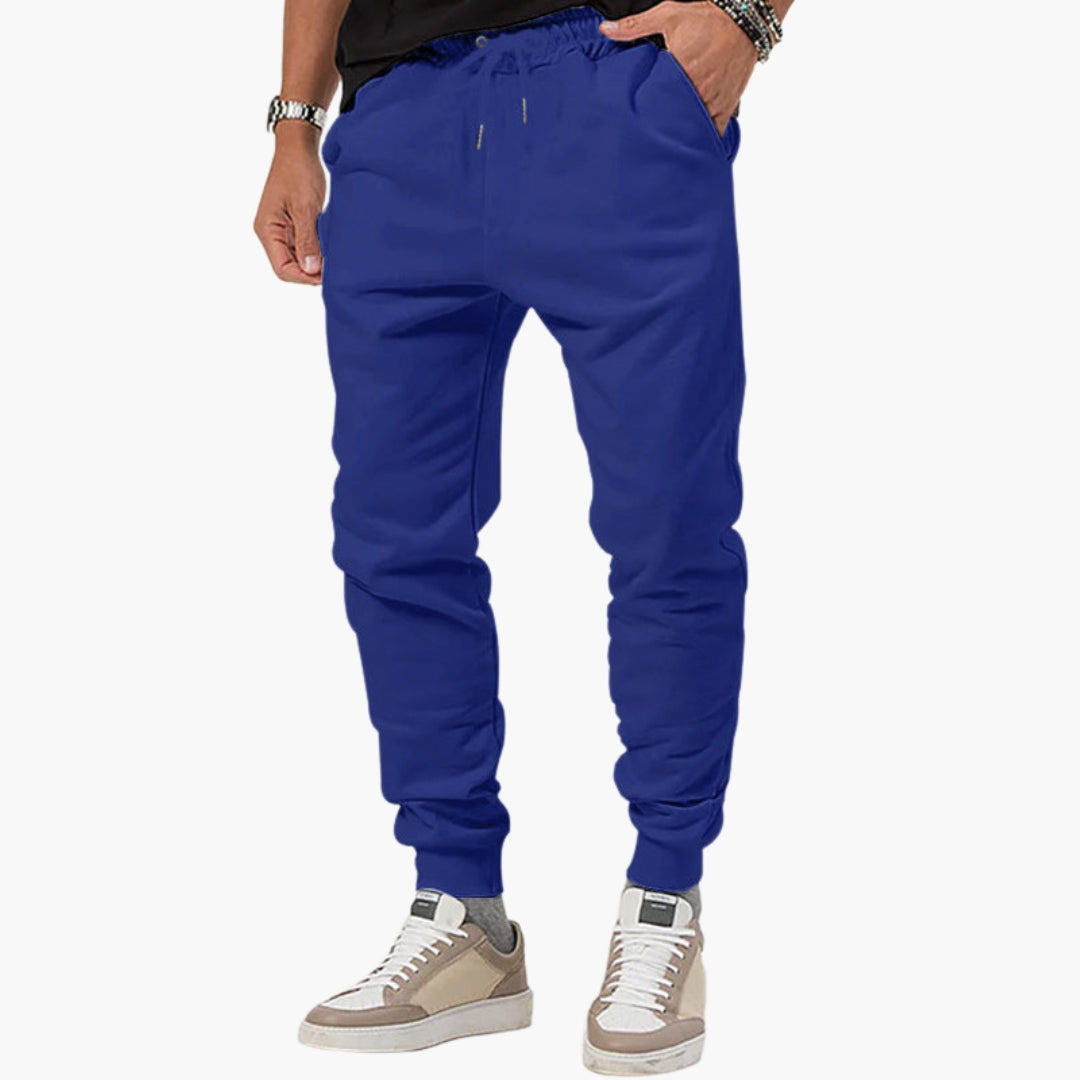 Men's sports pants with elastic waistband