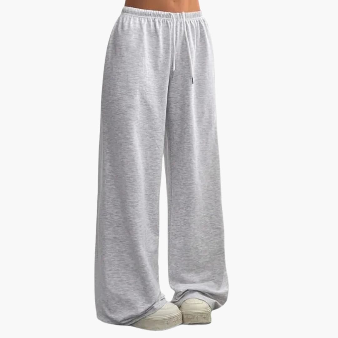 Pantalon femme ample à jambes larges