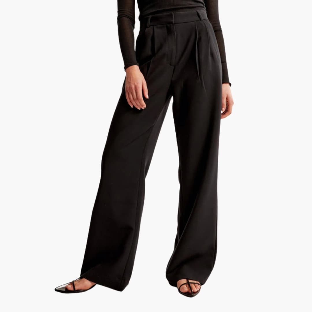 Pantalon femme large élégant
