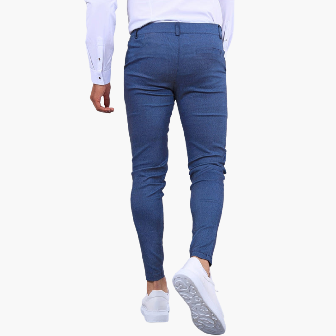 Pantalon homme ajusté avec élasticité