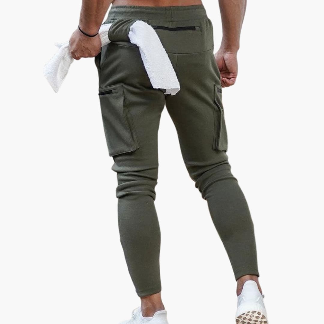 Pantaloni uomo con coulisse e cinque tasche