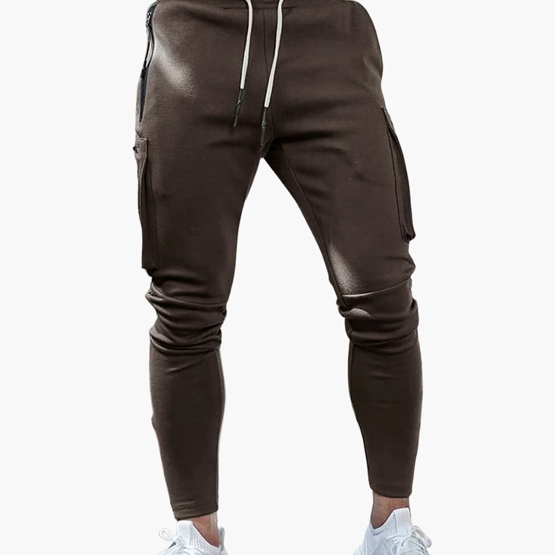 Pantaloni uomo con coulisse e cinque tasche