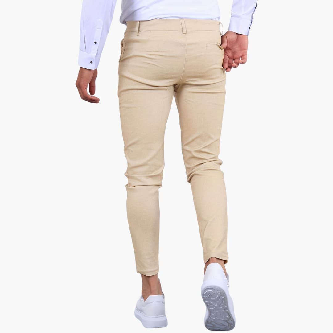 Pantalon homme slim avec poches latérales