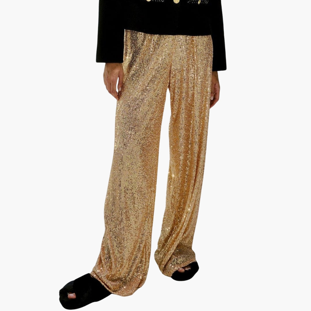Pantalon palazzo donna a gambe larghe