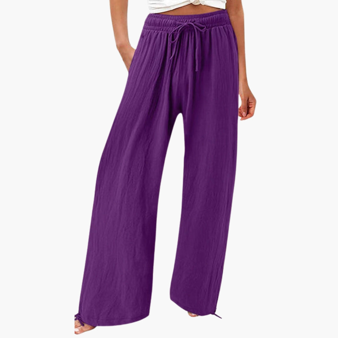 Pantaloni da donna con tasche laterali