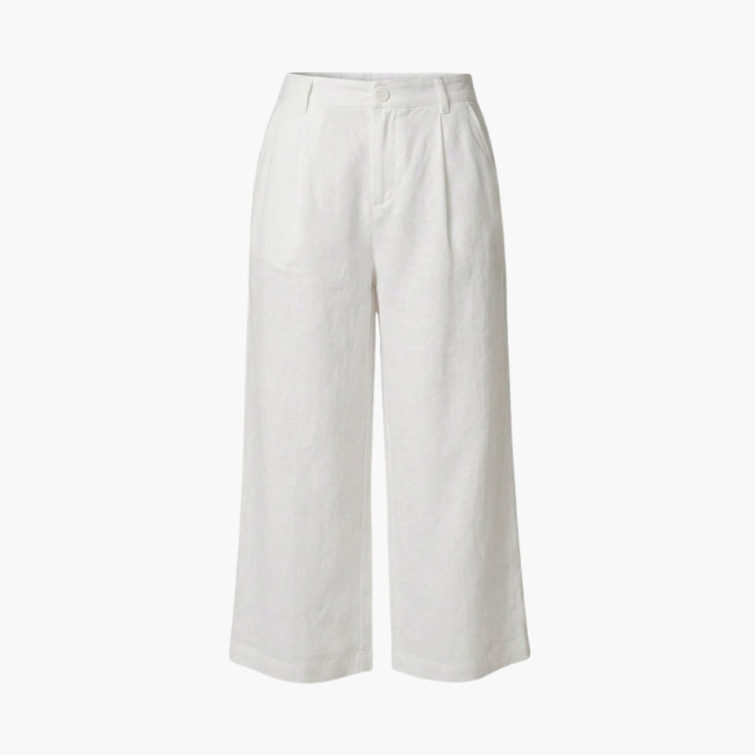 Pantalons pour femmes avec surface unie