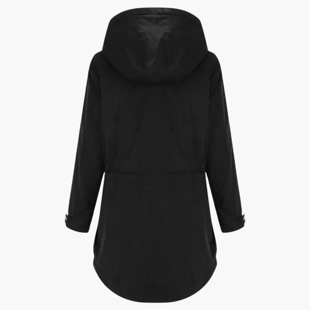 Parka veste femme avec capuche ajustable