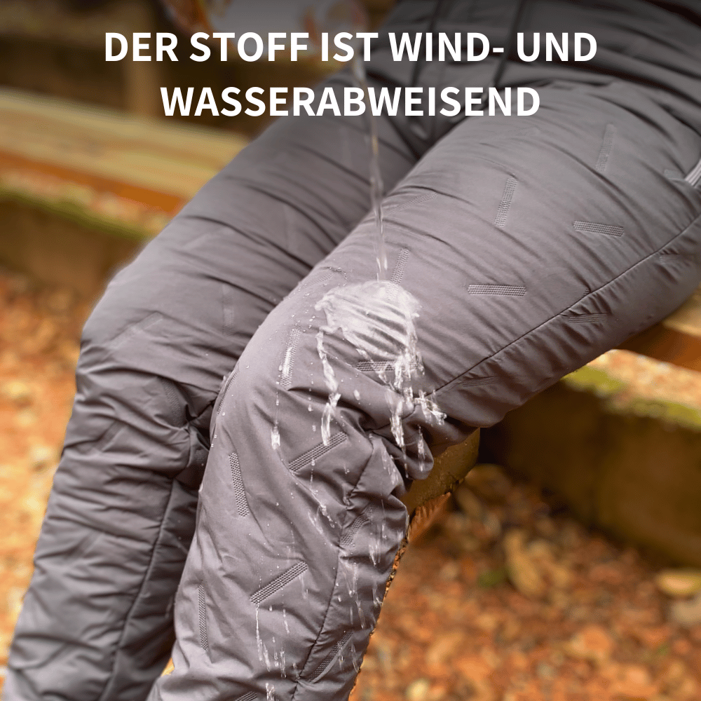 Pantalon thermique unisexe | Déperlant avec doublure isolante | Confort chaud pour l’hiver et activités extérieures