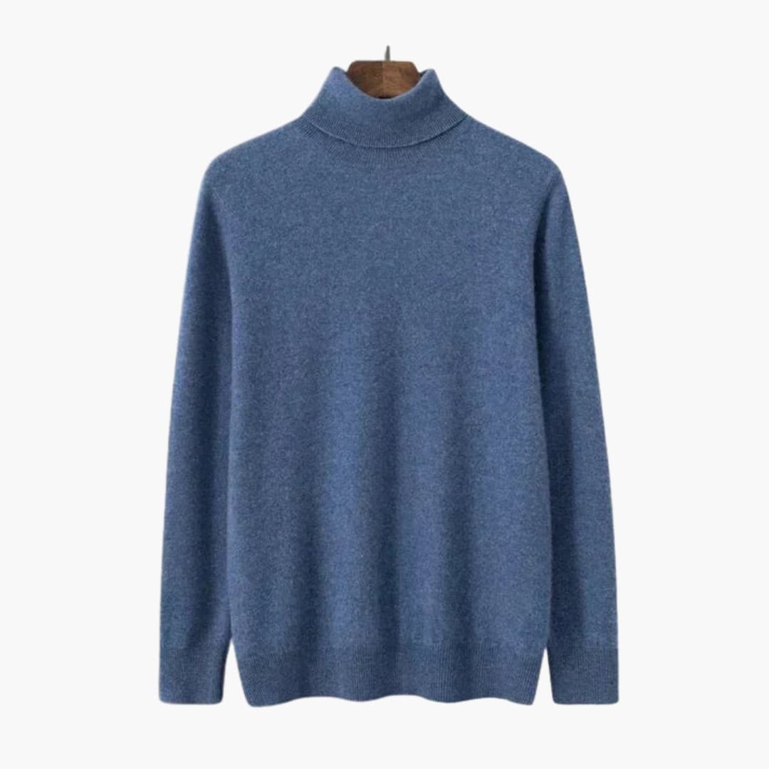 Pull Col Roulé Homme avec Manches Longues