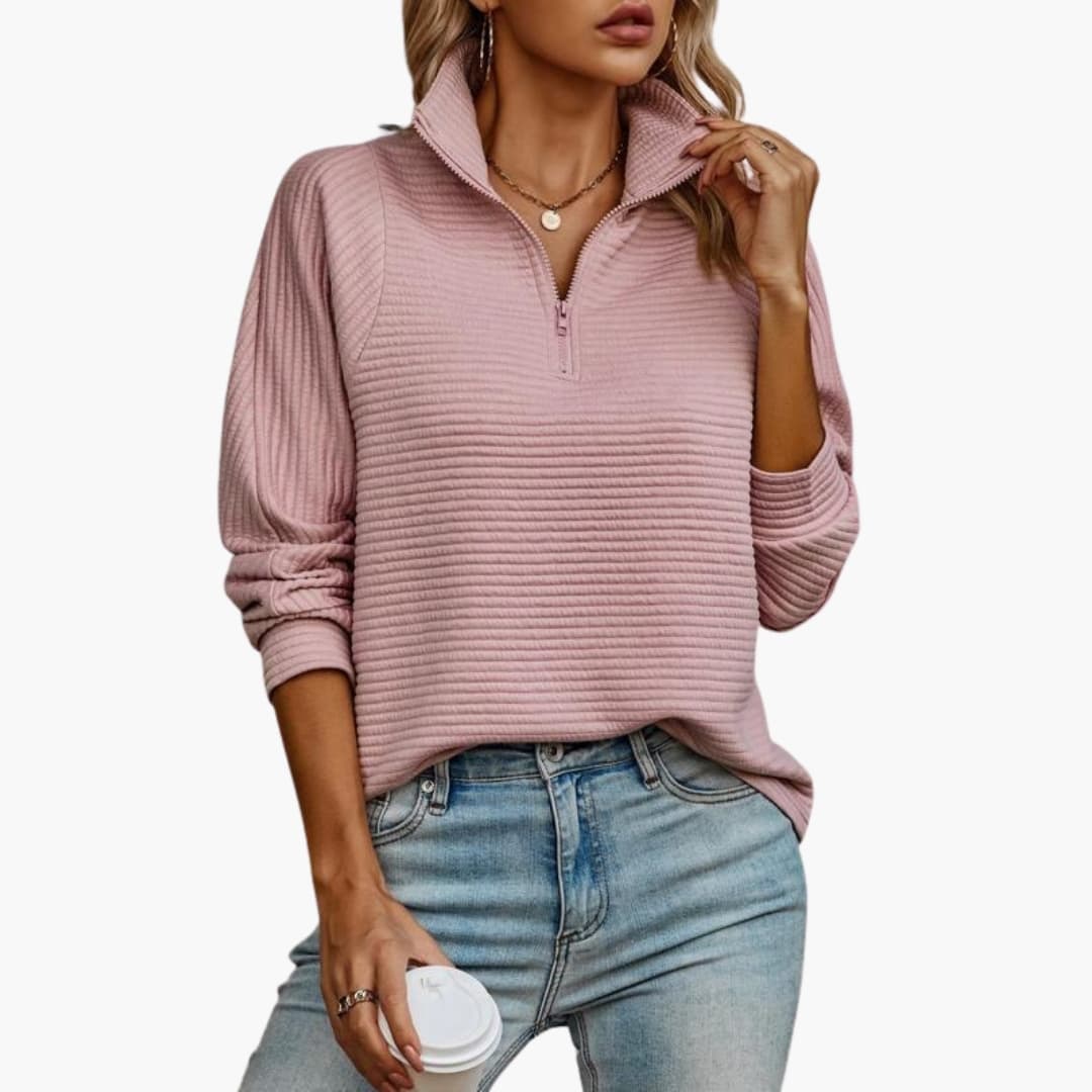 Pull Femme avec Col Montant