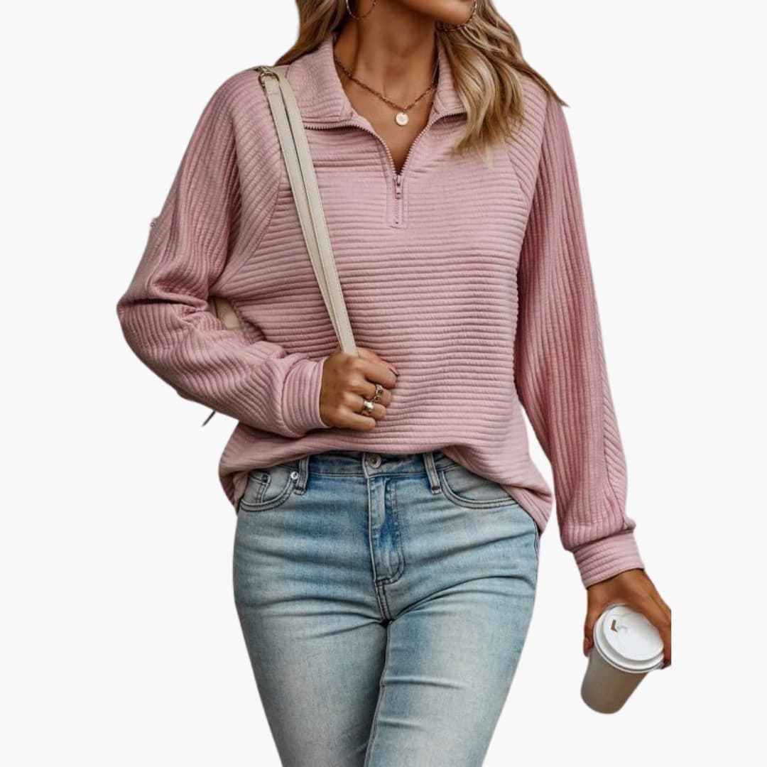 Pull Femme avec Col Montant