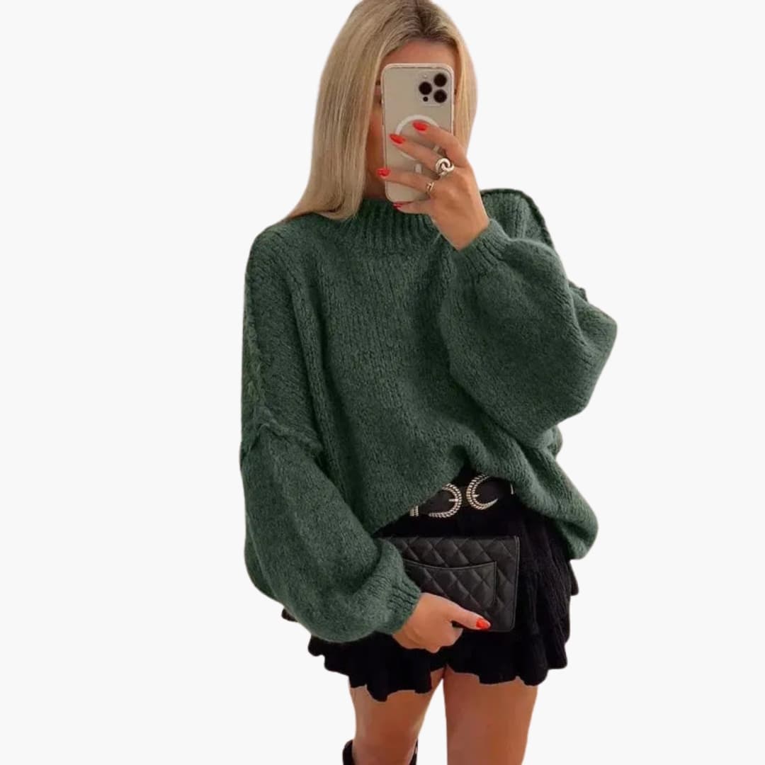 Oversize høstgenser for dame