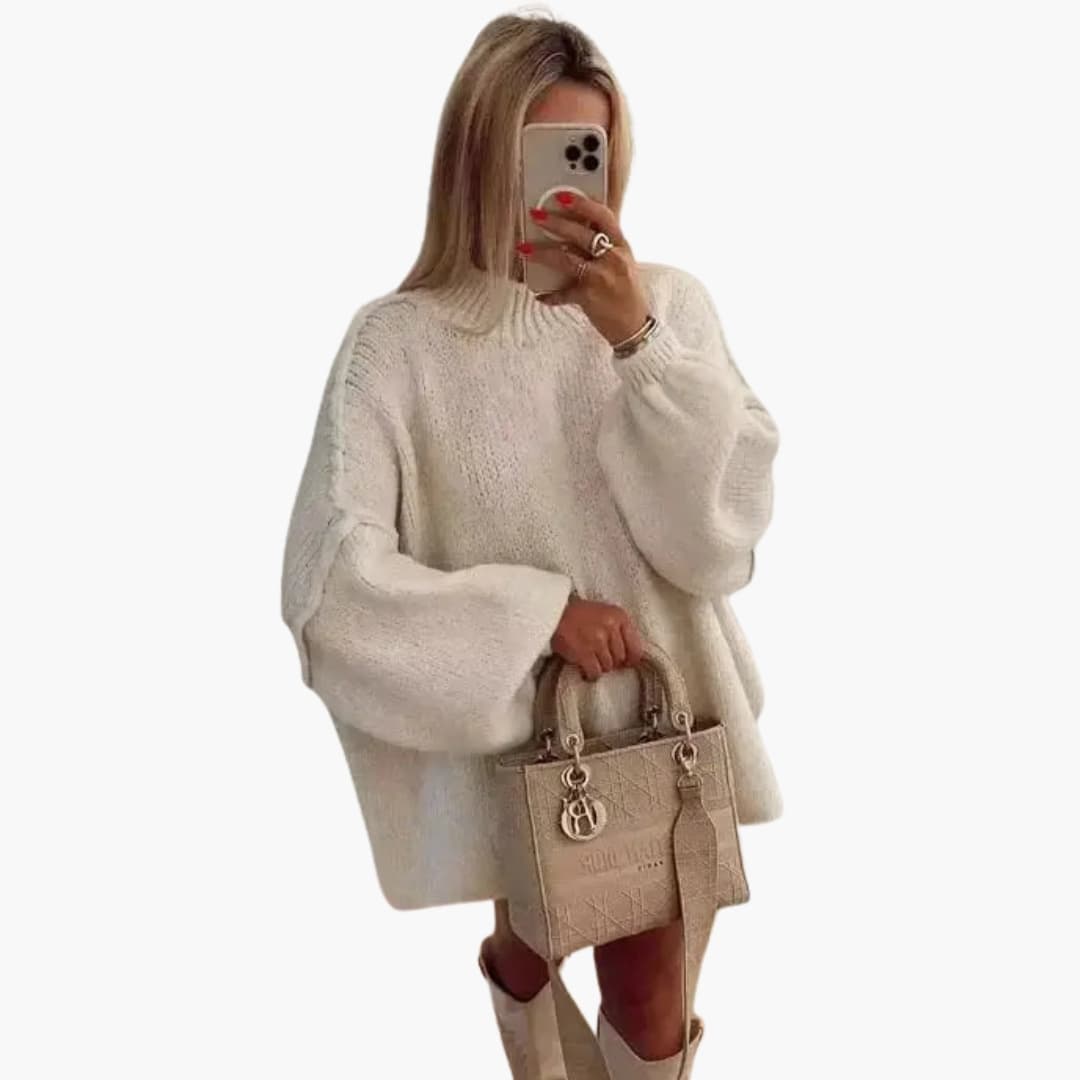 Oversize høstgenser for dame