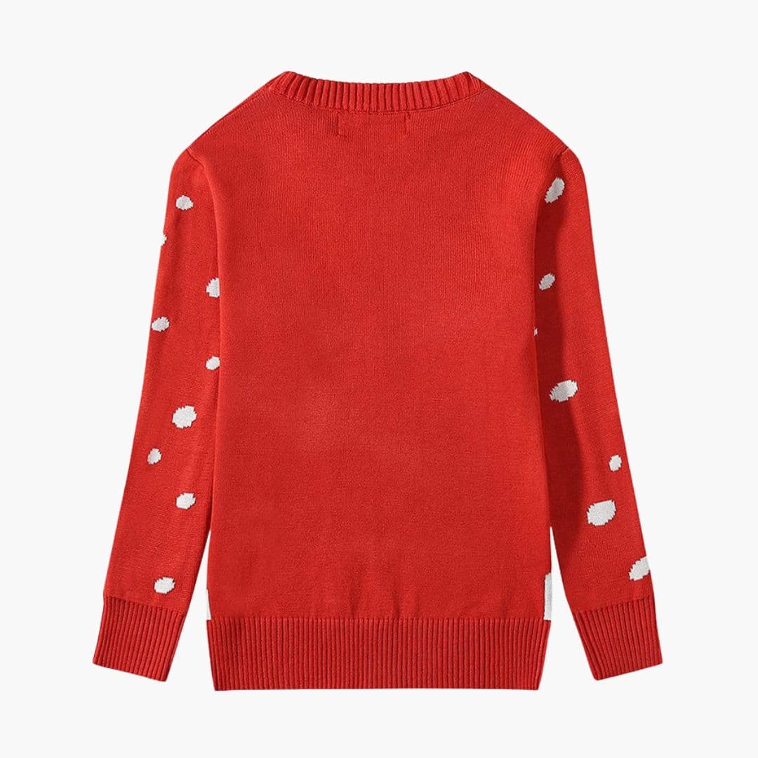 Naisten joulupaita porokuvioilla