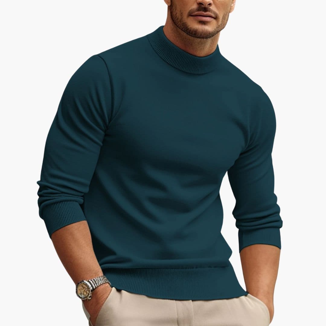 Pull homme à col rond et manches longues
