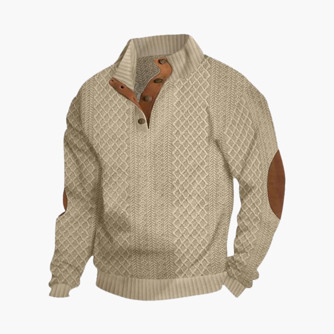 Pull pour homme avec col zippé