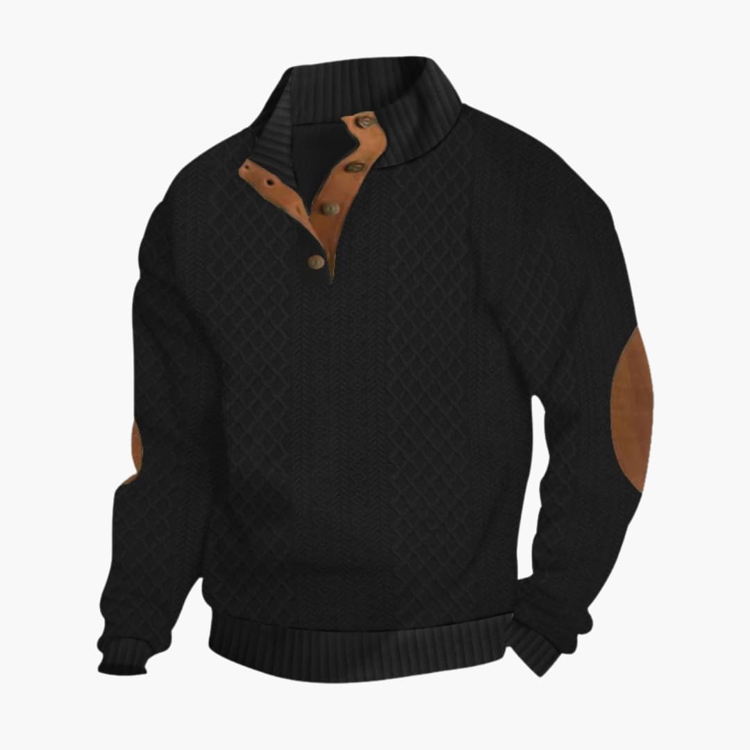 Pull pour homme avec col zippé