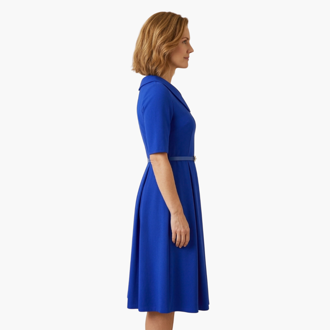 Abito da Festa Donna con Scollo Asimmetrico