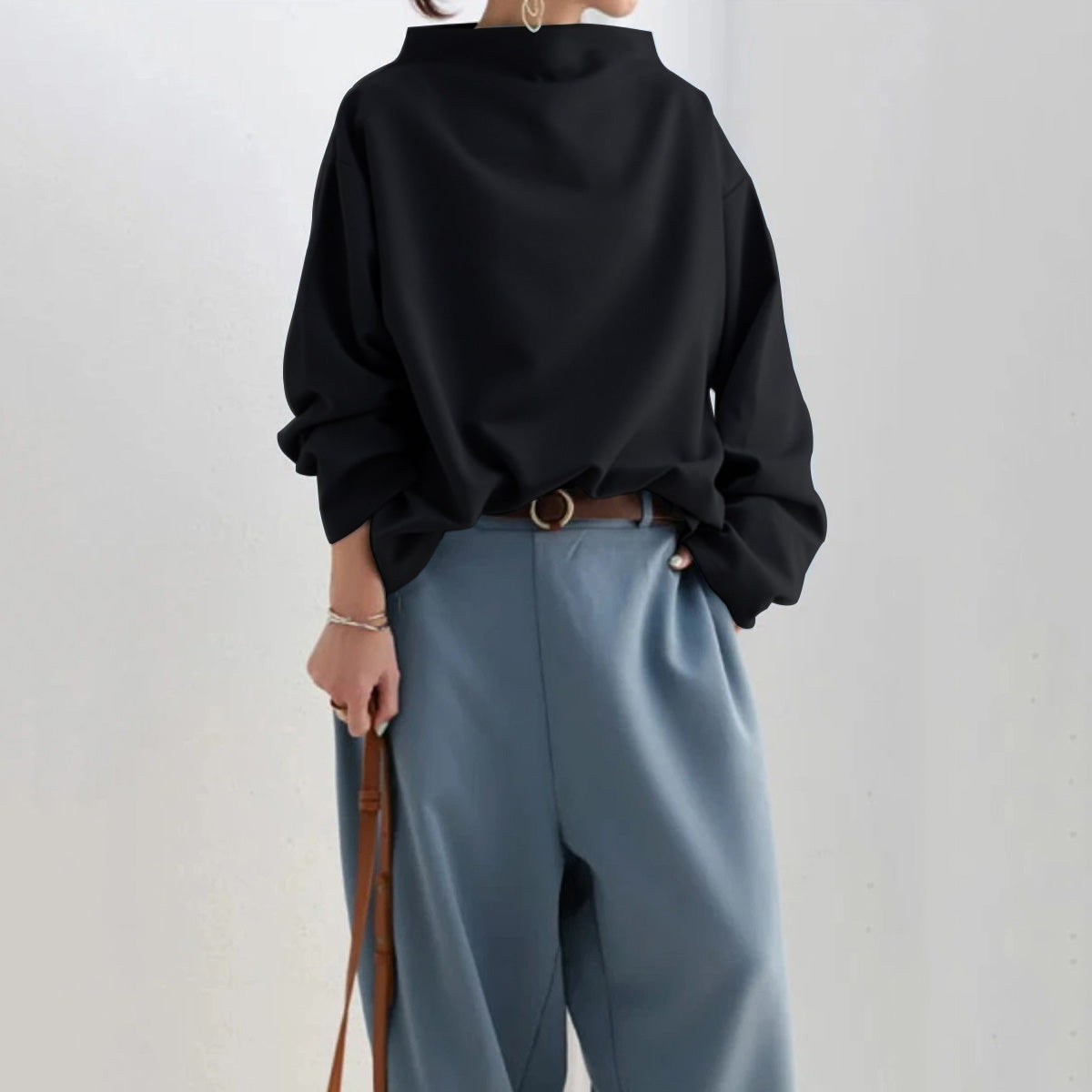 Pull femme en maille douce | Coupe décontractée confortable | Style élégant et polyvalent au quotidien