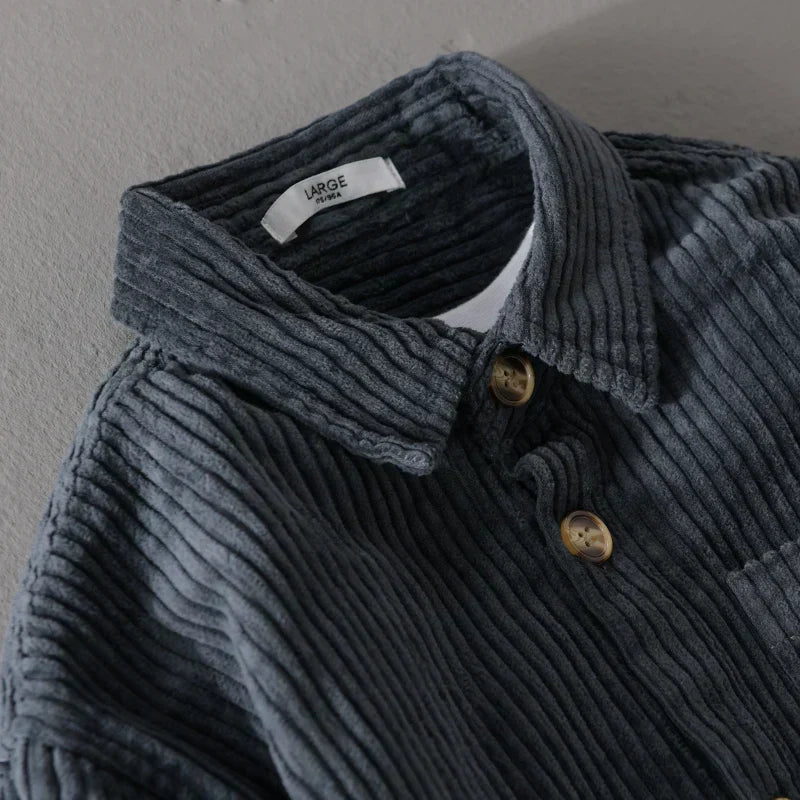Surchemise homme velours côtelé | Élégante et confortable pour l'automne