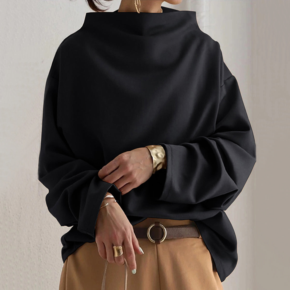 Pull femme en maille douce | Coupe décontractée confortable | Style élégant et polyvalent au quotidien