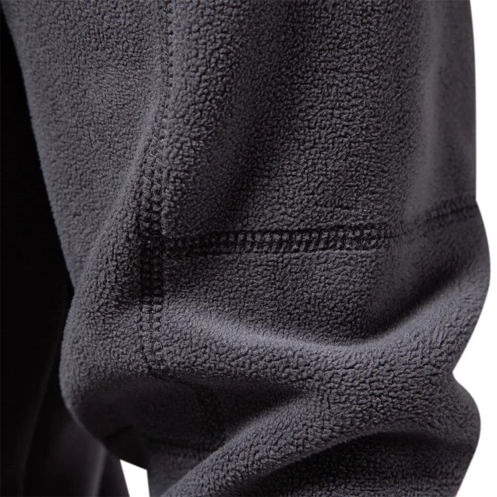 Pull Zippé Polaire Homme Confortable et Facile d’Entretien | Style Polyvalent Automne Hiver