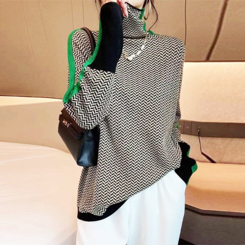 Pull Femme Rayé Polyvalent | Confort Quotidien et Style Intemporel