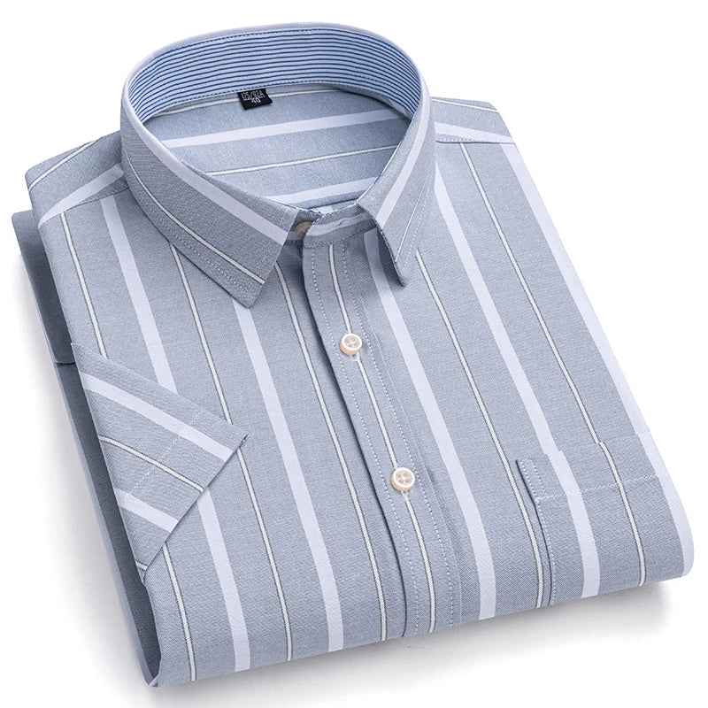 Chemise boutonnée pour hommes | Manches courtes