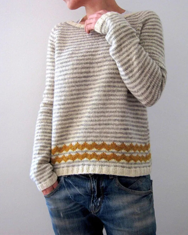 Pull femme en maille douce | Coupe confortable, style soigné | Idéal mi-saison et hiver