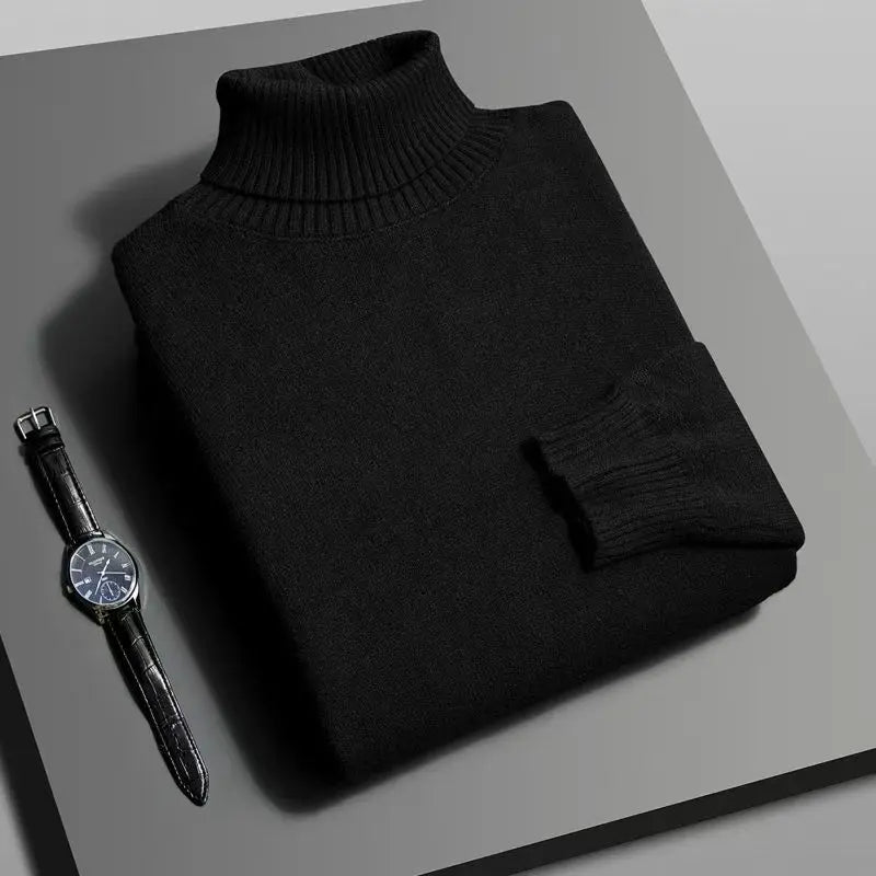 Pull Col Roulé Homme Automne Hiver | Confort Chaud et Style Chic