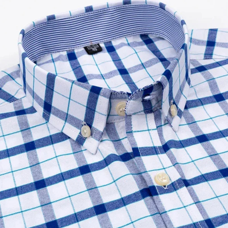 Chemise boutonnée pour hommes | Manches courtes