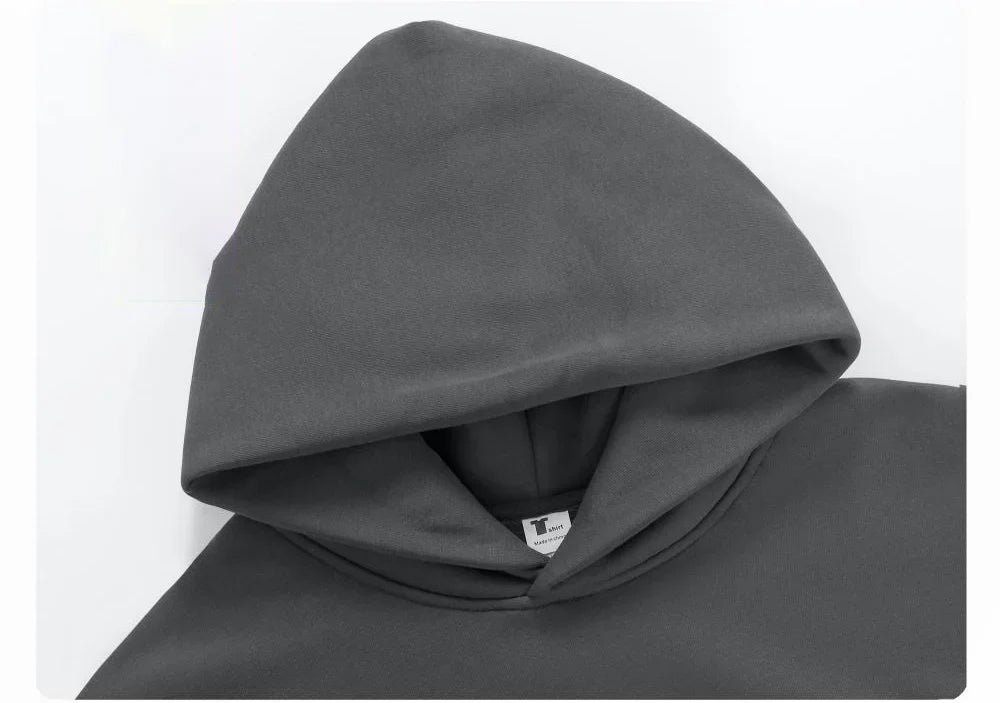 Hoodie Homme Chaud et Résistant | Streetwear Hiver Mode Urbaine Automne