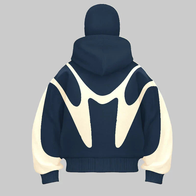 Hoodie Balaclava Homme Graphique | Streetwear Technique Mode Urbaine Automne Hiver