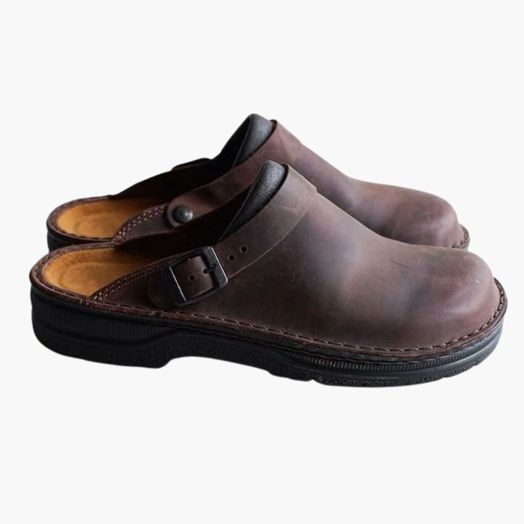 Sabots homme à enfiler avec bride réglable