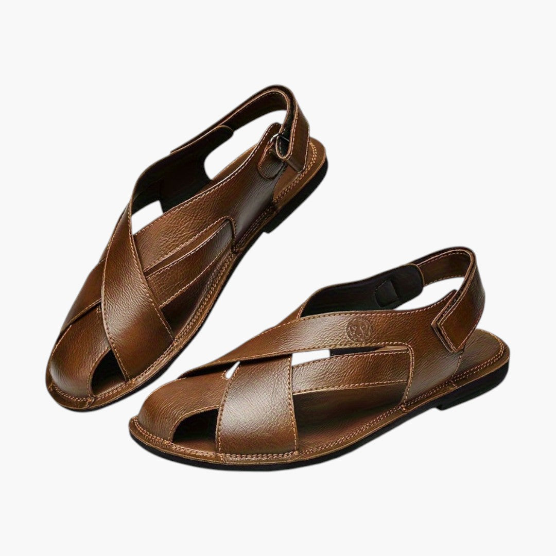 Sandalias cómodas para hombre con suelas de caucho