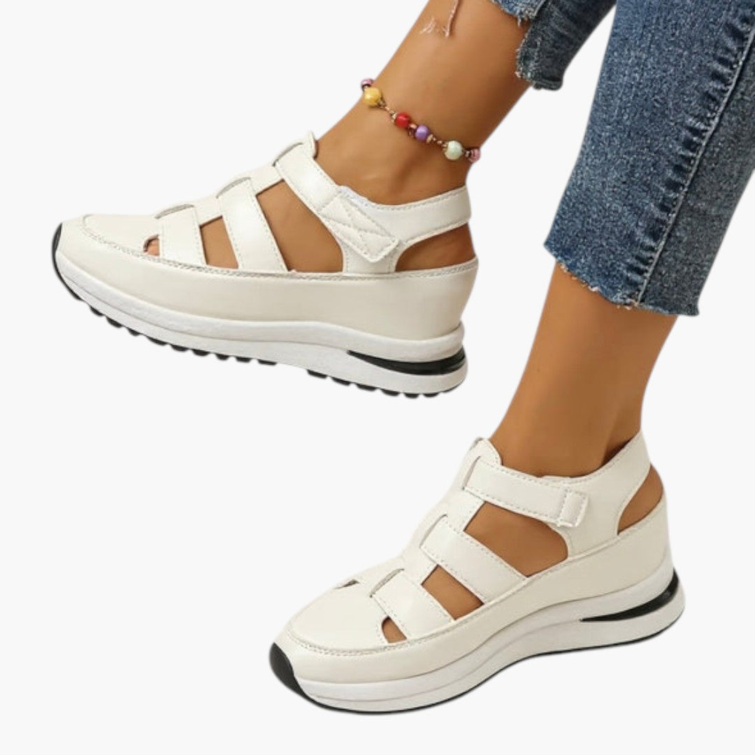 Damesandaler med Plateau og Justerbare Stropper